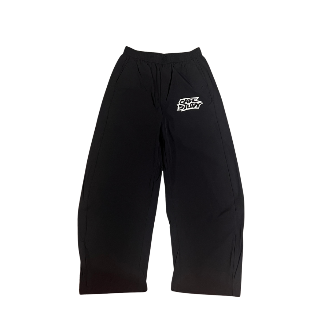 001 BAGGY TRACK PANTS "BLACK"